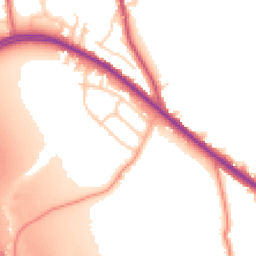Daytime road noise heatmap for S61 2TH