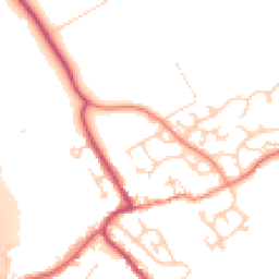 Daytime road noise heatmap for S61 2TL