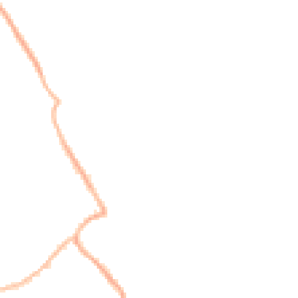 Night-time road noise heatmap for S61 2TN