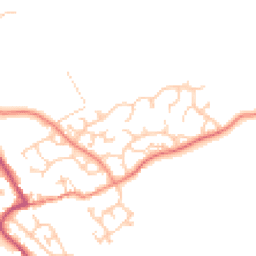 Daytime road noise heatmap for S61 2TU