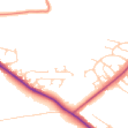 Daytime road noise heatmap for S61 2XR