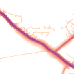 Daytime road noise heatmap for S61 2XS
