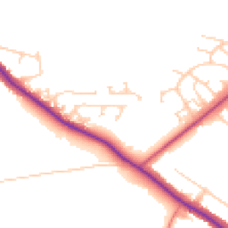 Daytime road noise heatmap for S61 2XT