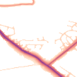 Daytime road noise heatmap for S61 2XX