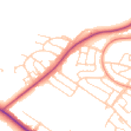 Daytime road noise heatmap for S61 3AH