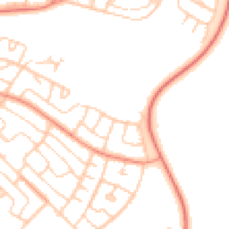 Daytime road noise heatmap for S61 3EQ
