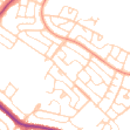 Daytime road noise heatmap for S61 3JX