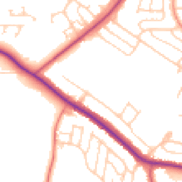 Daytime road noise heatmap for S61 3NP