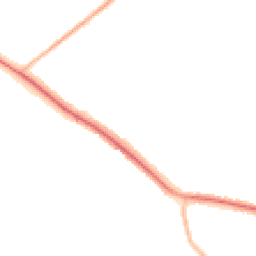 Night-time road noise heatmap for S61 3NR