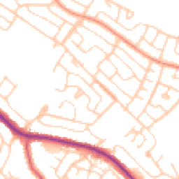 Daytime road noise heatmap for S61 3PP
