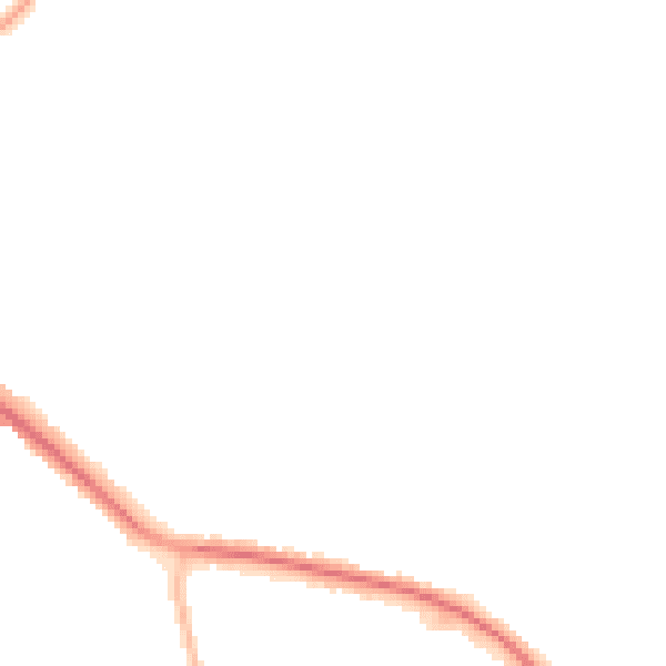 Night-time road noise heatmap for S61 3PZ