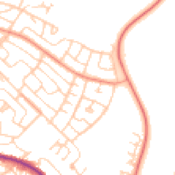 Daytime road noise heatmap for S61 3RS