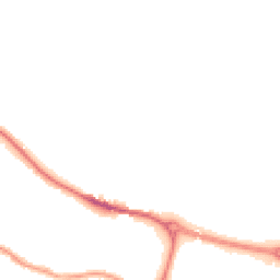 Night-time road noise heatmap for S61 3ST