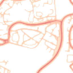 Daytime road noise heatmap for S61 4BP
