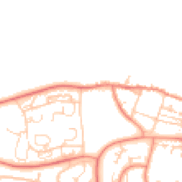 Daytime road noise heatmap for S61 4DS