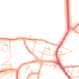 Daytime road noise heatmap for S61 4DX