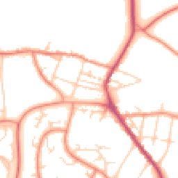 Daytime road noise heatmap for S61 4ET