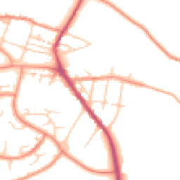 Daytime road noise heatmap for S61 4PP