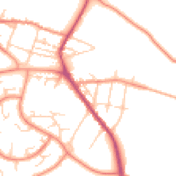 Daytime road noise heatmap for S61 4PR