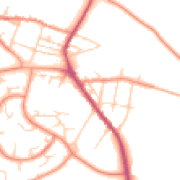 Daytime road noise heatmap for S61 4PS