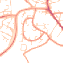 Daytime road noise heatmap for S61 4QB