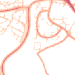Daytime road noise heatmap for S61 4QG