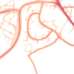 Daytime road noise heatmap for S61 4RT