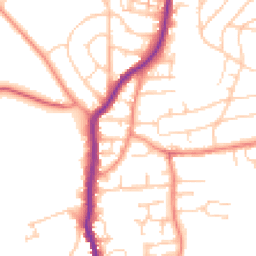 Daytime road noise heatmap for S62 5AB