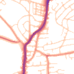 Daytime road noise heatmap for S62 5AH