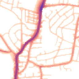 Daytime road noise heatmap for S62 5AN