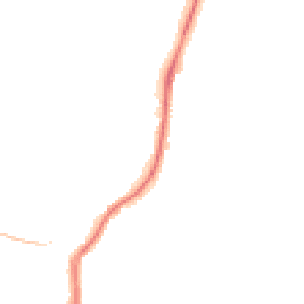Night-time road noise heatmap for S62 5AR