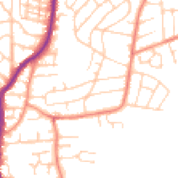 Daytime road noise heatmap for S62 5BG