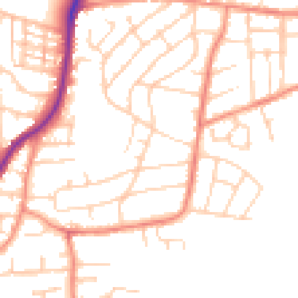 Daytime road noise heatmap for S62 5BJ