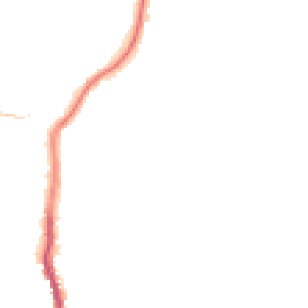Night-time road noise heatmap for S62 5DF