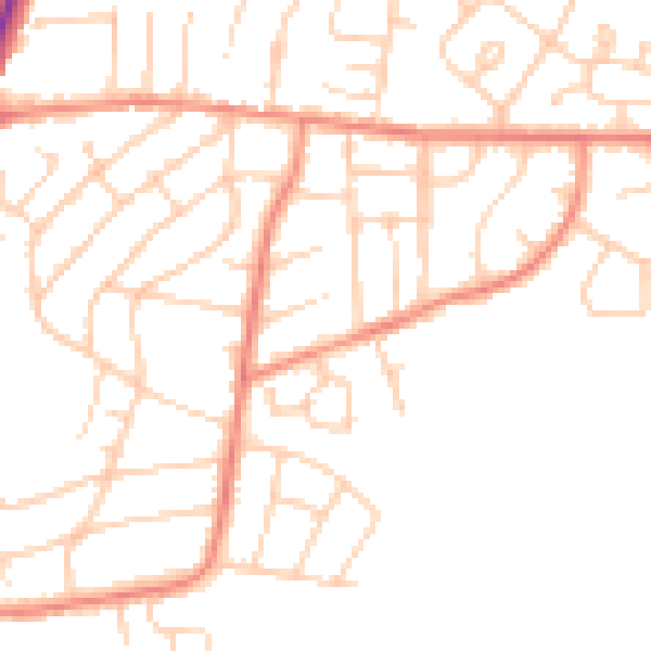 Daytime road noise heatmap for S62 5DX