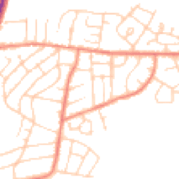 Daytime road noise heatmap for S62 5EF