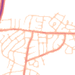 Daytime road noise heatmap for S62 5EG