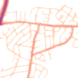 Daytime road noise heatmap for S62 5EW