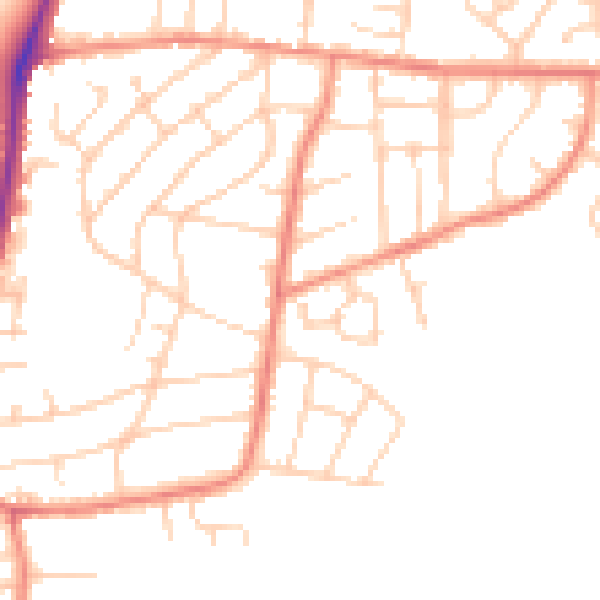 Daytime road noise heatmap for S62 5HT