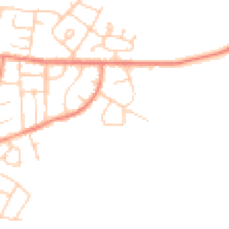 Daytime road noise heatmap for S62 5LS