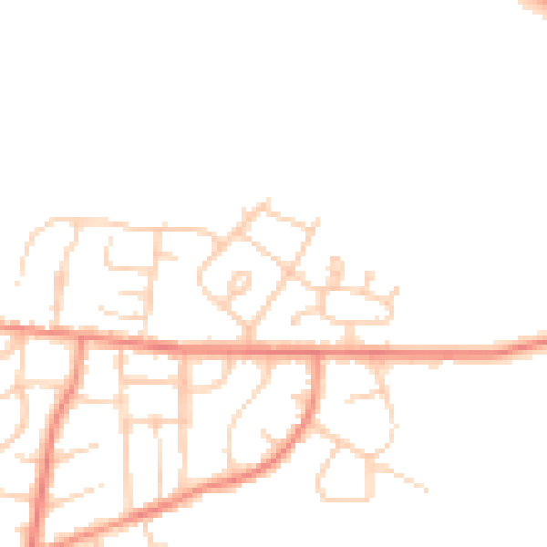 Daytime road noise heatmap for S62 5PH