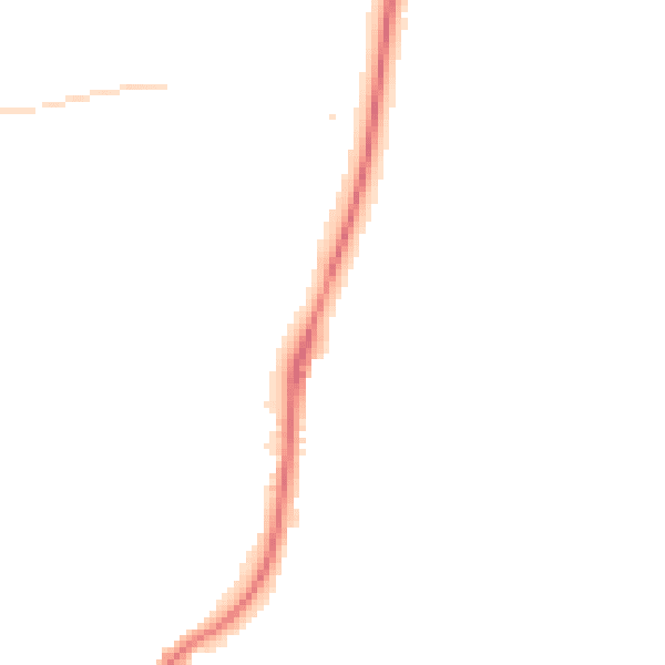 Night-time road noise heatmap for S62 5QH