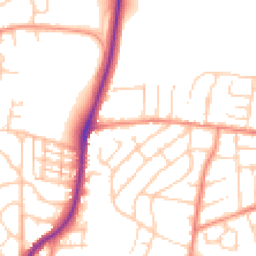 Daytime road noise heatmap for S62 5QQ
