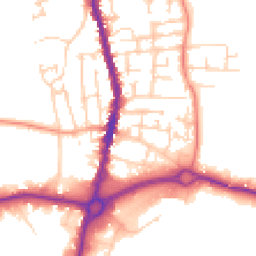 Daytime road noise heatmap for S62 6BF