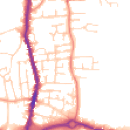 Daytime road noise heatmap for S62 6DD