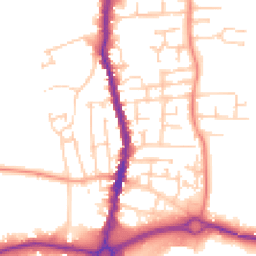 Daytime road noise heatmap for S62 6DP