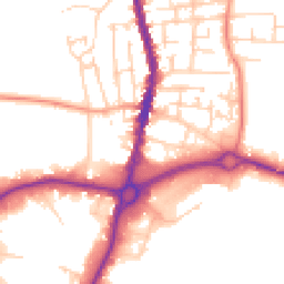 Daytime road noise heatmap for S62 6DZ