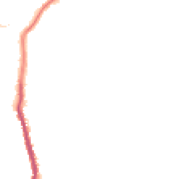 Night-time road noise heatmap for S62 6FS