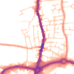 Daytime road noise heatmap for S62 6HS
