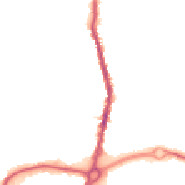 Night-time road noise heatmap for S62 6HS